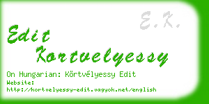 edit kortvelyessy business card
