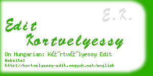 edit kortvelyessy business card